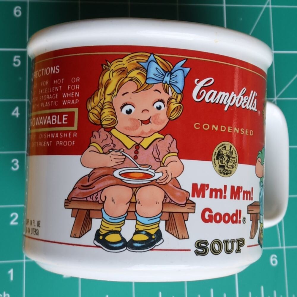Campbell’s Soup Kids Mug 1999 Westwood 14oz Ceramic Cup M’m M’m Good Vintage - Picture 7 of 8